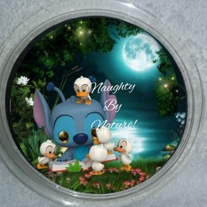 Stitch resin drink coasters